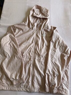 Nike Pale Pink Hooded Windbreaker Jacket